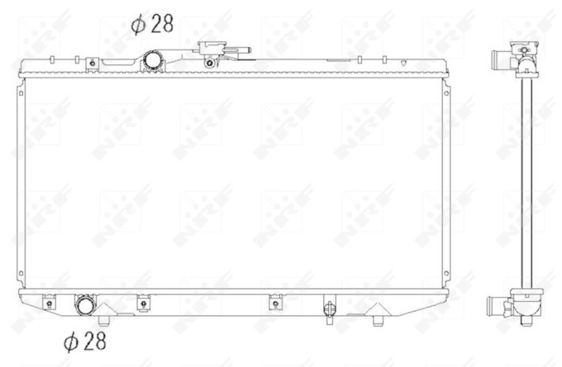 NRF Radiator, engine cooling