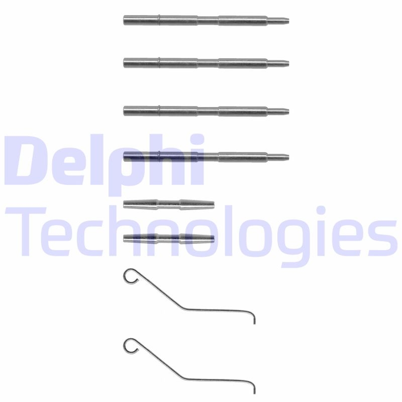 DELPHI Zubehörsatz, Scheibenbremsbelag LX0068