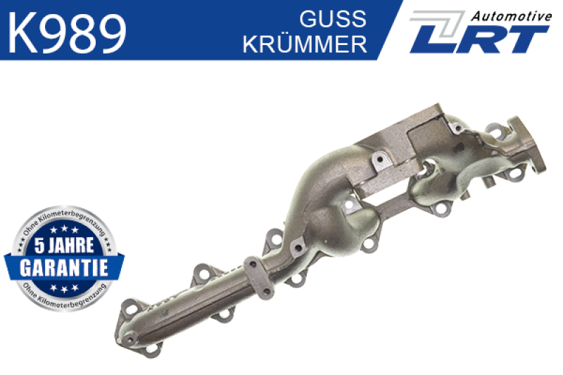LRT Krümmer, Abgasanlage