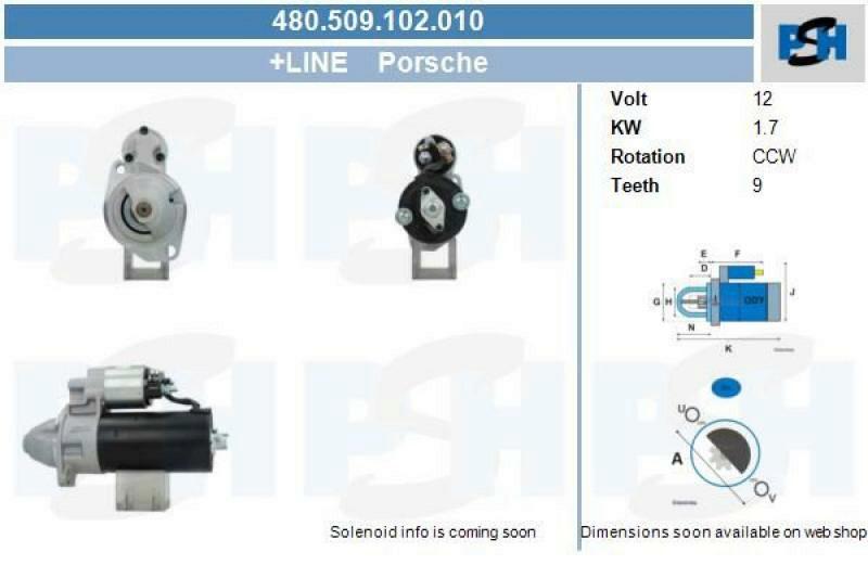 Starter / Anlasser 480509102010