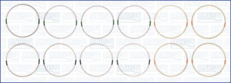 AJUSA O-Ring Set, cylinder sleeve