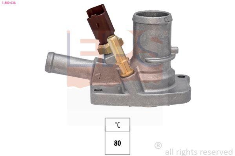 EPS Thermostat für Kühlmittel / Kühlerthermostat Made in Italy...