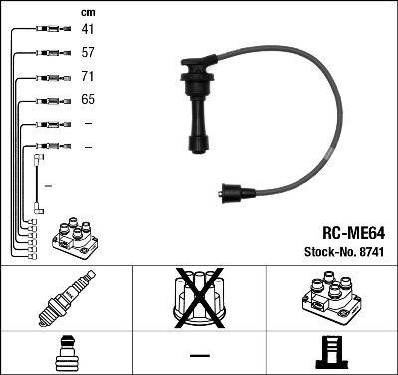 NGK Ignition Cable Kit