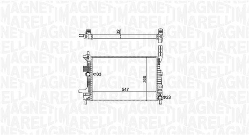 MAGNETI MARELLI K&uuml;hler, Motork&uuml;hlung 350213159700