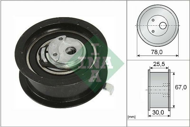 INA Tensioner Pulley, timing belt