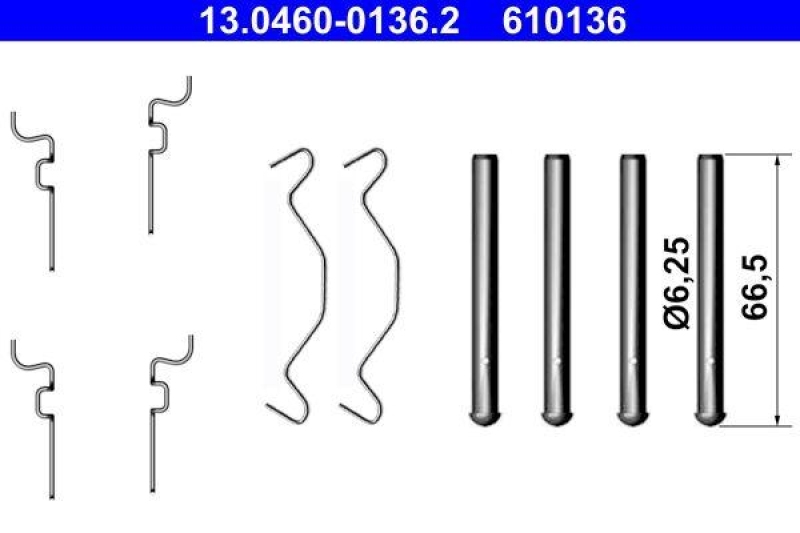 ATE Accessory Kit, disc brake pad