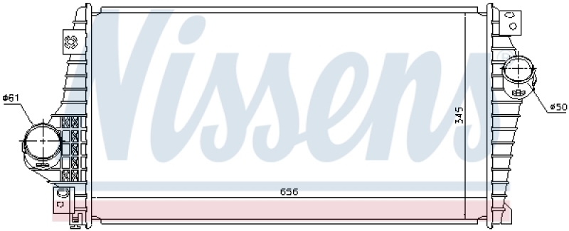 NISSENS Intercooler, charger