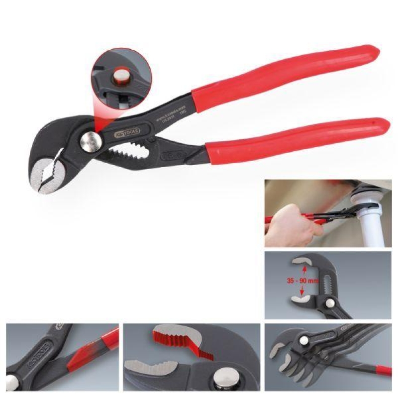 KS TOOLS Pipe Wrench/Water Pump Pliers