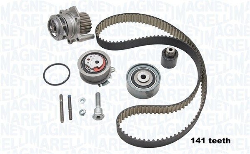 MAGNETI MARELLI Wasserpumpe + Zahnriemensatz