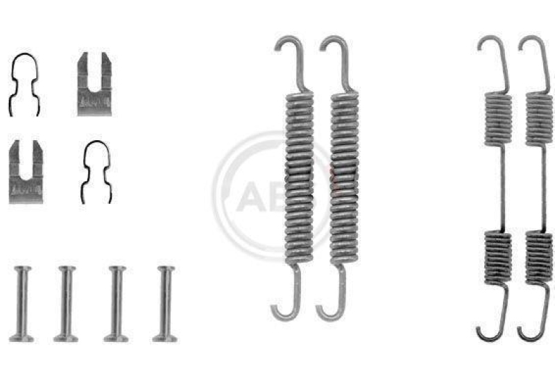 A.B.S. Zubeh&ouml;rsatz Bremsbacken Trommelbremse Montagesatz 0666Q