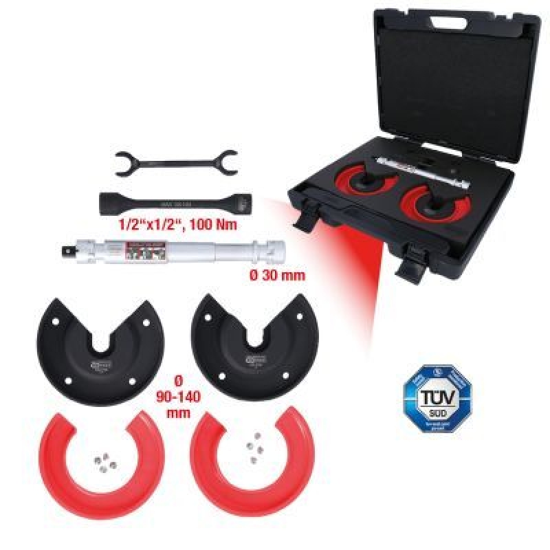 KS TOOLS Federspannersatz, Fahrwerksfeder