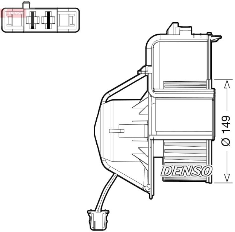 DENSO Innenraumgebl&auml;se DEA05007
