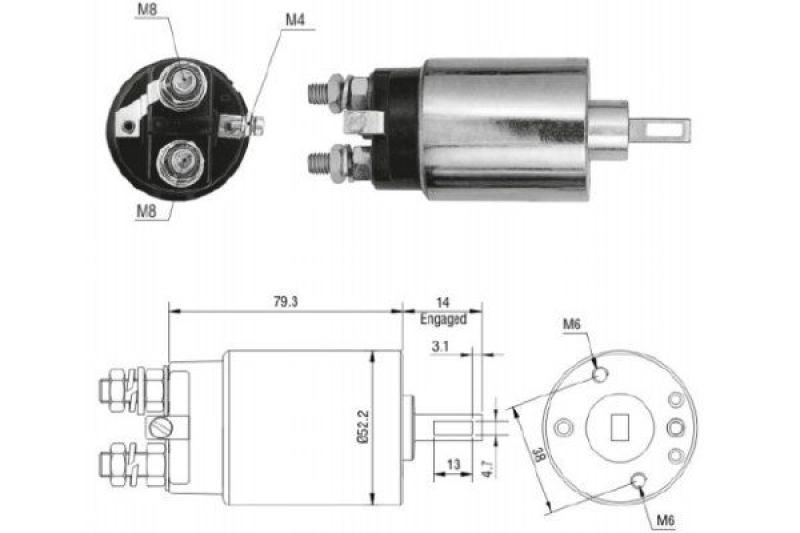 ERA Magnetschalter für Starter / Anlasser