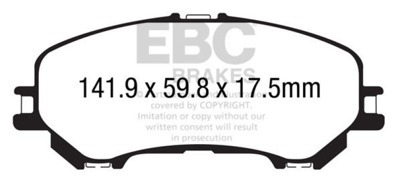 EBC Brakes Brake Pad Set, disc brake