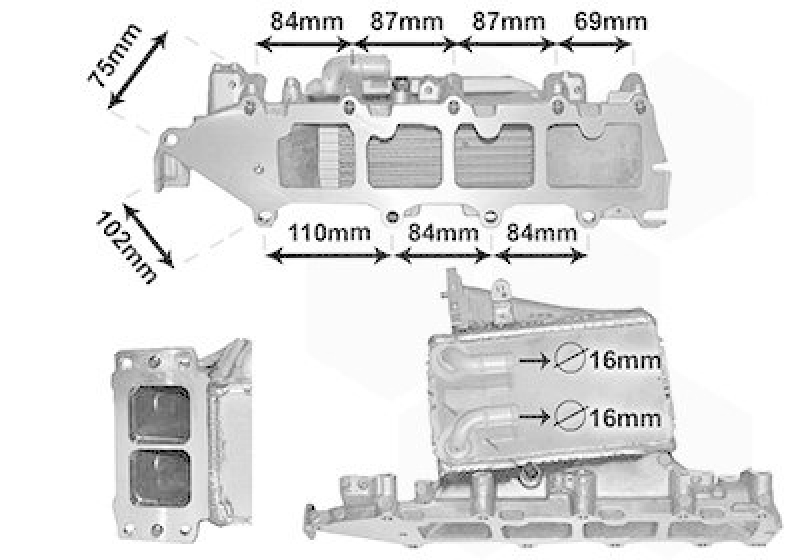 VAN WEZEL Ladeluftkühler