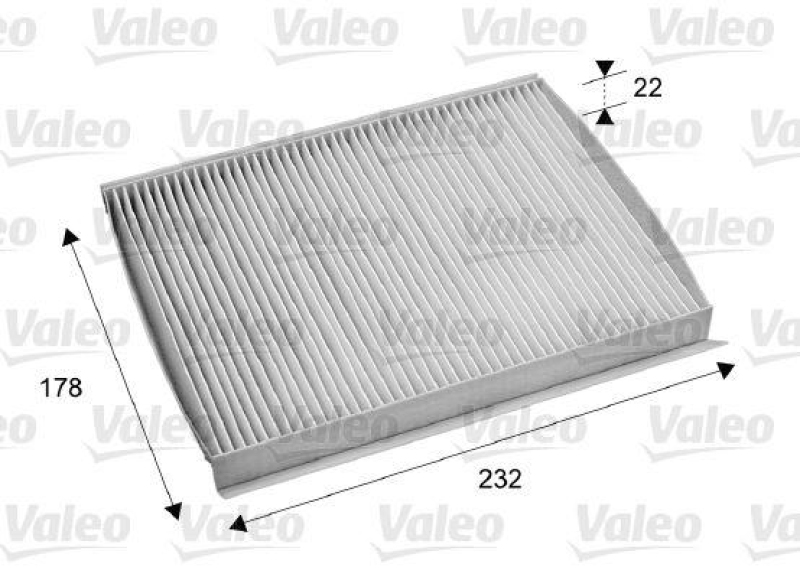 VALEO Filter, Innenraumluft VALEO ESSENTIAL 715686