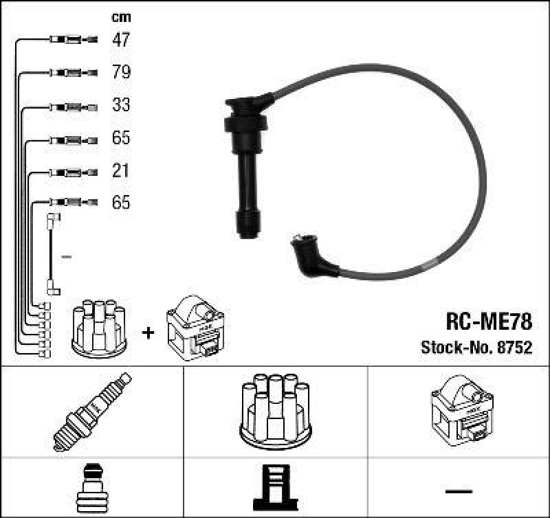 NGK Ignition Cable Kit