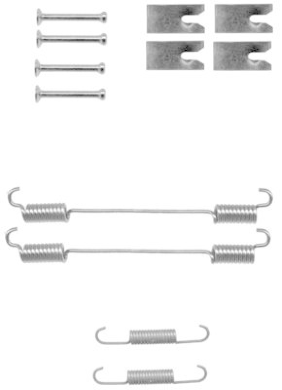 TEXTAR Accessory Kit, brake shoes