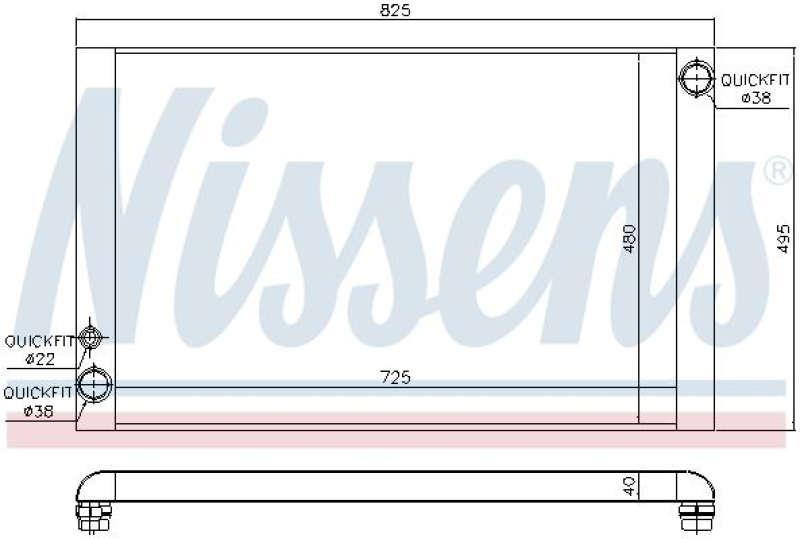 NISSENS Kühler, Motorkühlung