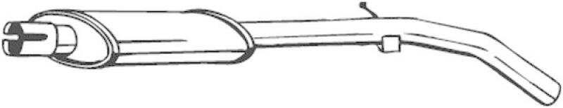 BOSAL Middle Silencer