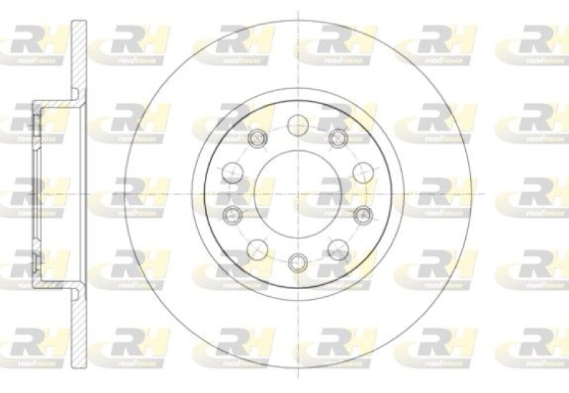 2x ROADHOUSE Bremsscheibe