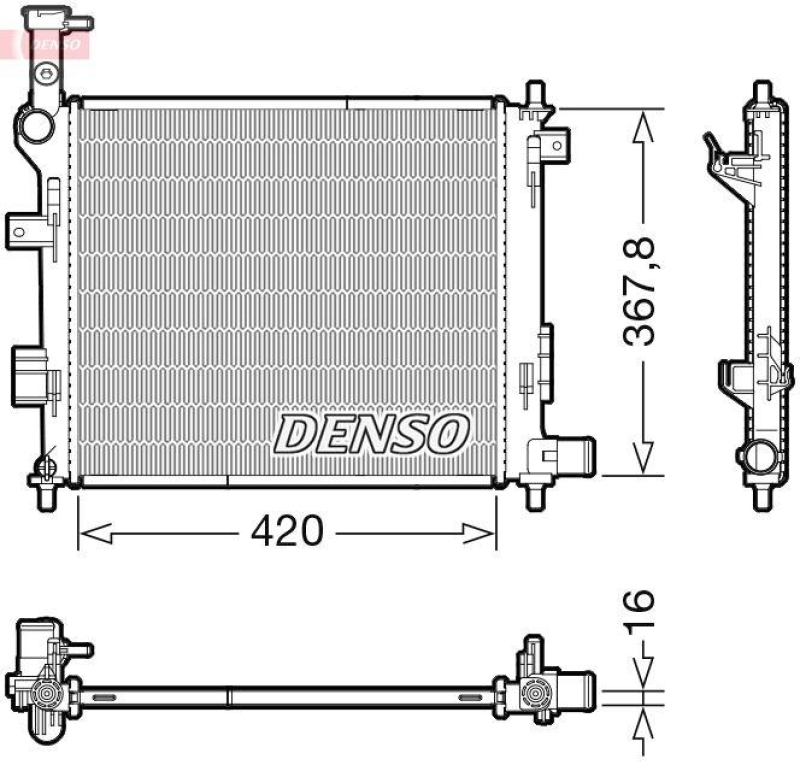 DENSO Radiator, engine cooling