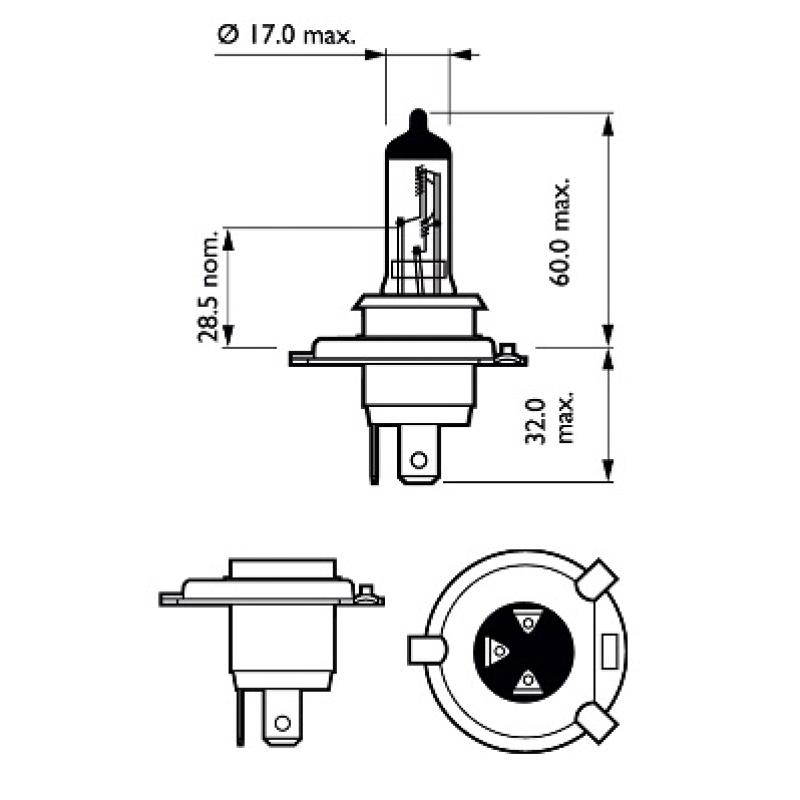 PHILIPS Glühlampe, Fernscheinwerfer
