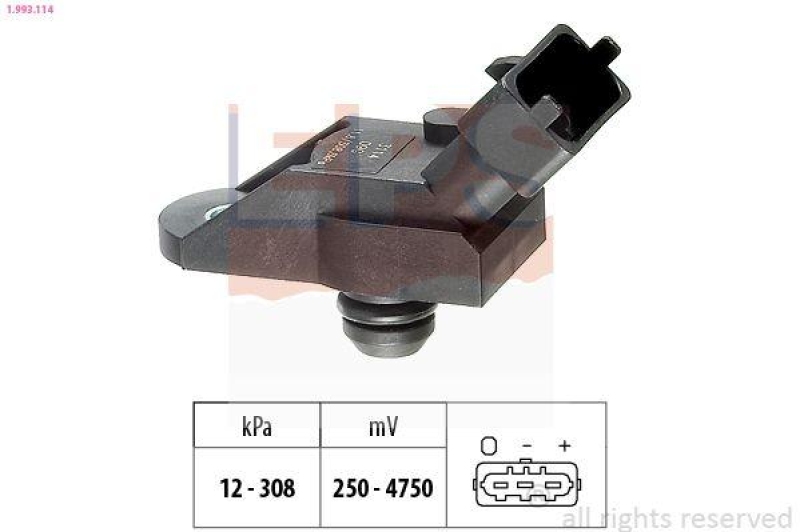 EPS Luftdrucksensor, Höhenanpassung Made in Italy - OE Equivalent