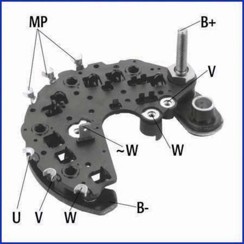 HITACHI Rectifier, alternator Hueco