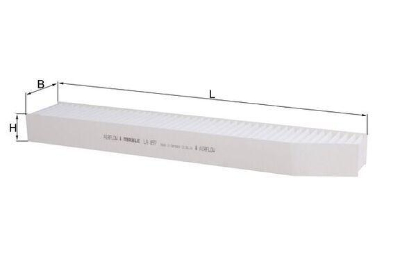 MAHLE ORIGINAL Filter, Innenraumluft LA 897
