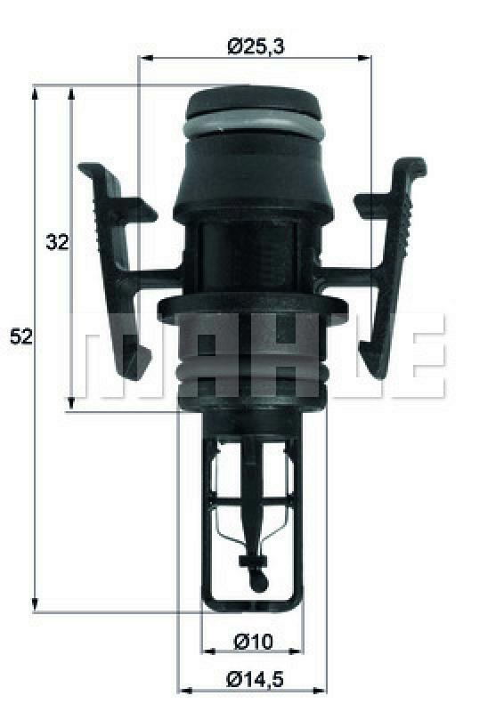 BEHR Sensor, coolant temperature