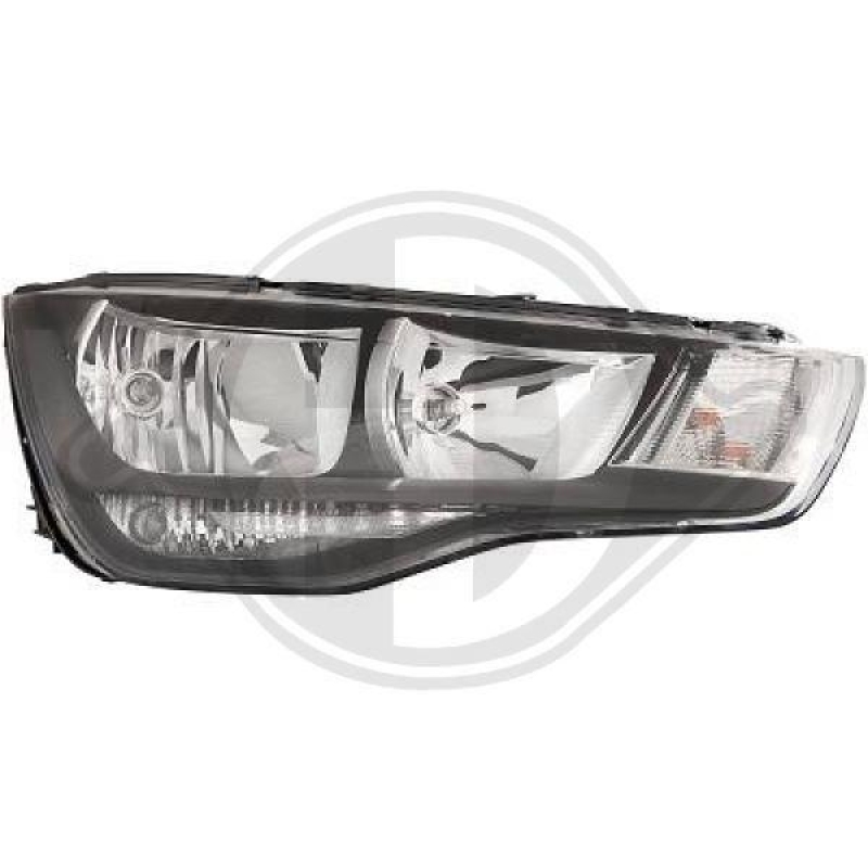 1x Diederichs Hauptscheinwerfer H7 H1 Rechts passend für Audi A1 8XA 1.2...