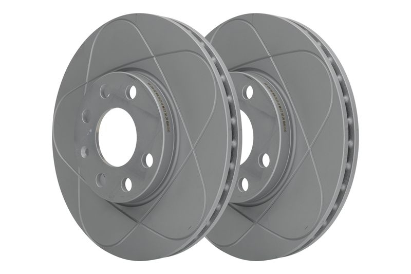 2x ATE Powerdisc Bremsscheiben Ø256mm + Beläge vorne passend für Opel Astra G CC