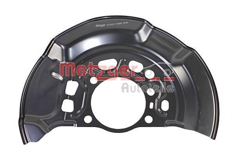 METZGER Spritzblech, Bremsscheibe GREENPARTS
