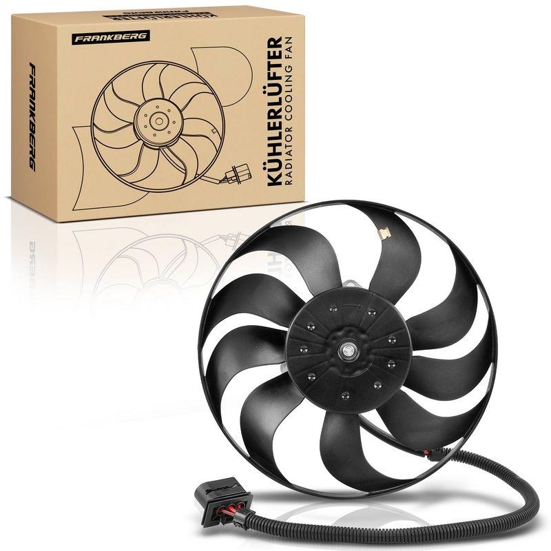 1x Frankberg Motork&uuml;hler Einfachl&uuml;fter ohne K&uuml;hlerl&uuml;fterrahmen passend f&uuml;r VW Golf IV 1J Audi A3 8L TT 8N Seat Leon 5481FB0021322