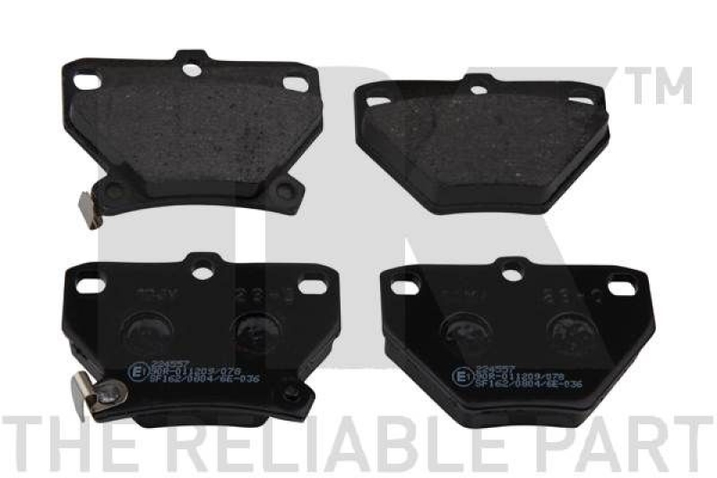 Bremsbelagsatz, Scheibenbremse 224557