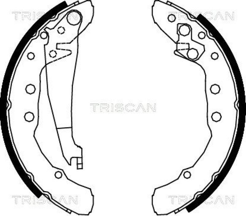 TRISCAN Bremsbackensatz