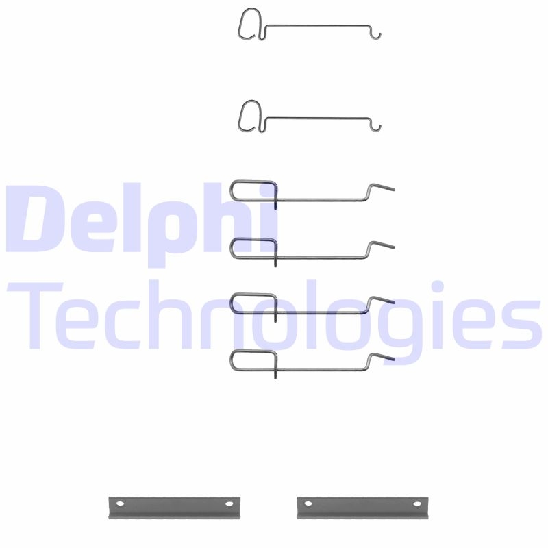 DELPHI Zubeh&ouml;rsatz, Scheibenbremsbelag LX0080