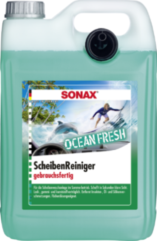 SONAX Cleaner, window cleaning system Windscreen wash ready-to-use Ocean fresh