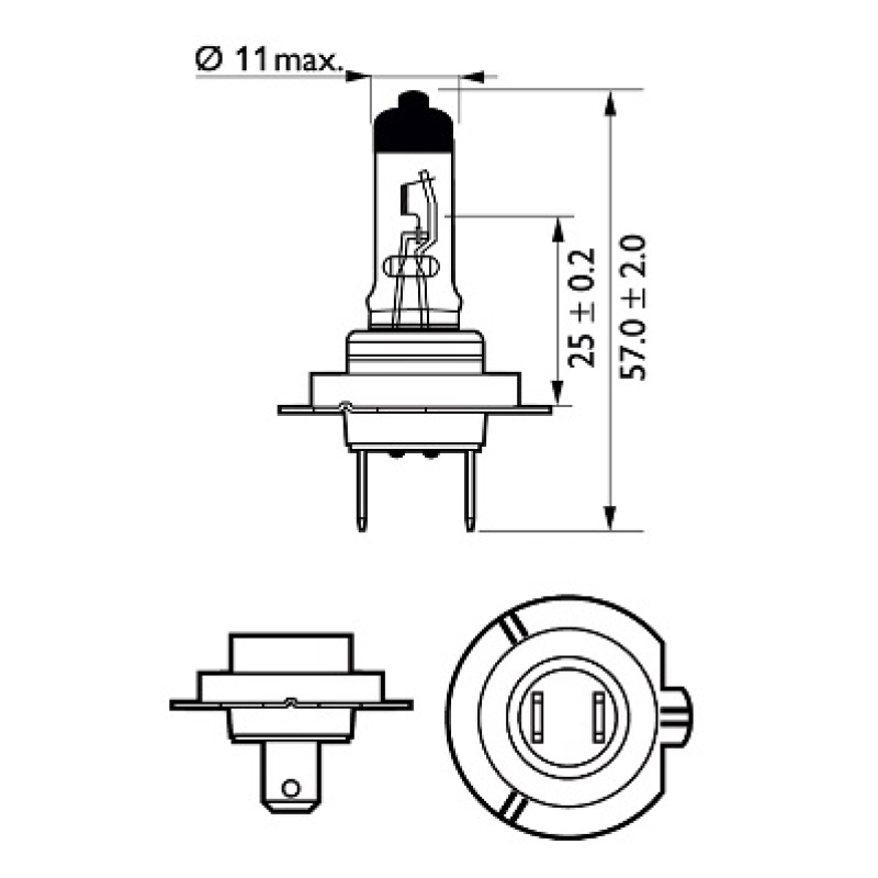 PHILIPS Glühlampe, Fernscheinwerfer