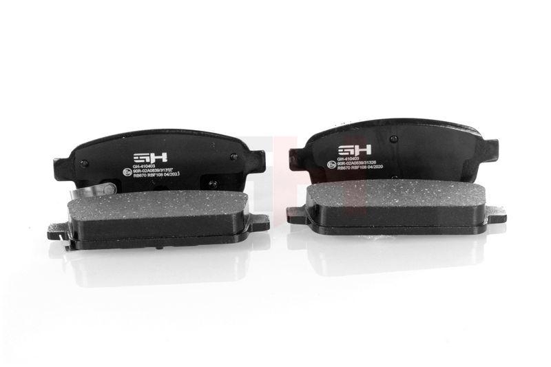 Bremsbel&auml;ge Bremsbelagsatz Hinten passend f&uuml;r Opel Mokka Astra J Zafira Tourer GH-410403