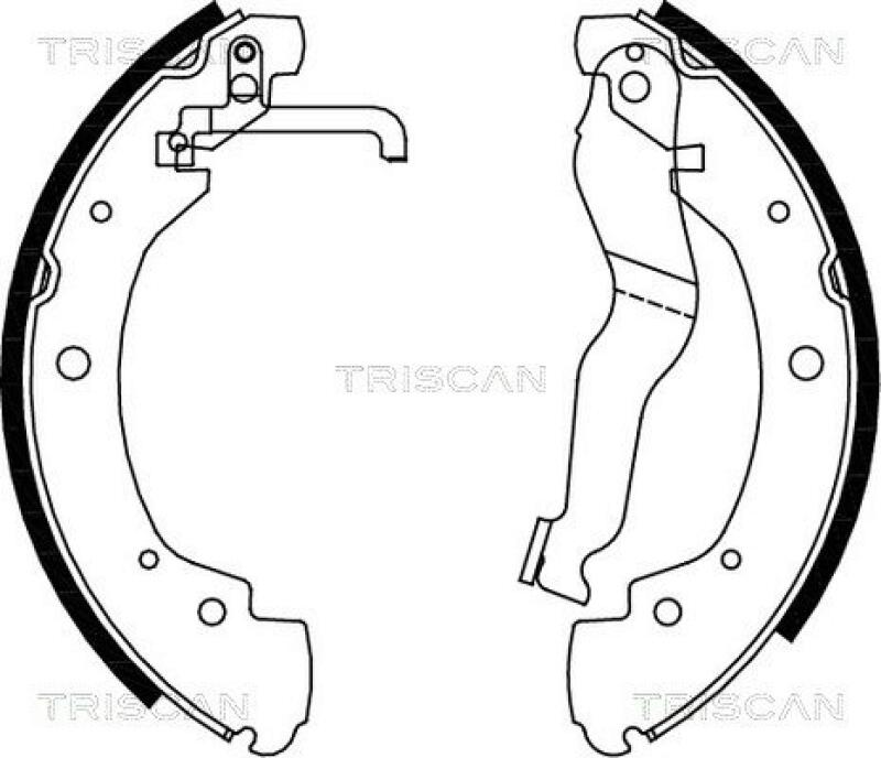 TRISCAN Bremsbackensatz