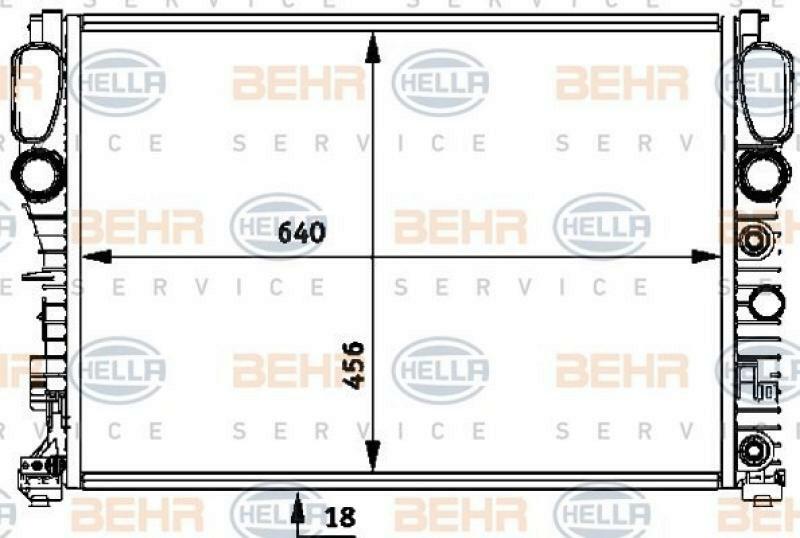 HELLA Radiator, engine cooling