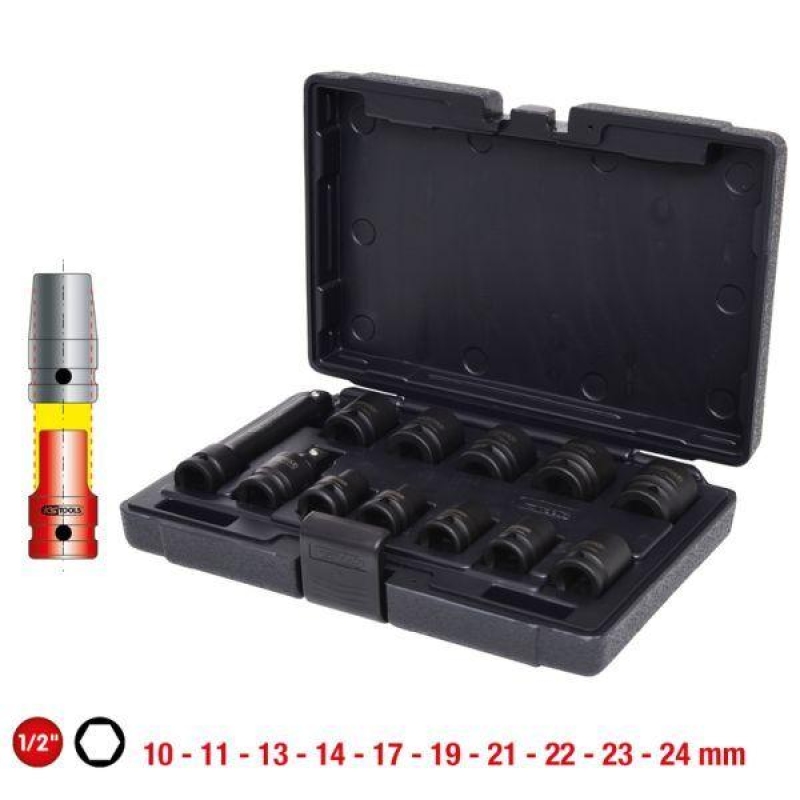 KS TOOLS Kraft-Stecknuss-Satz