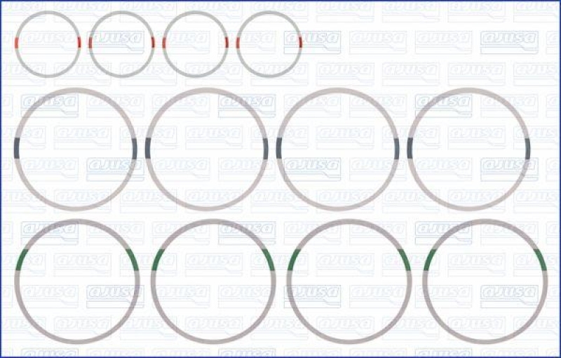 AJUSA O-Ring Set, cylinder sleeve