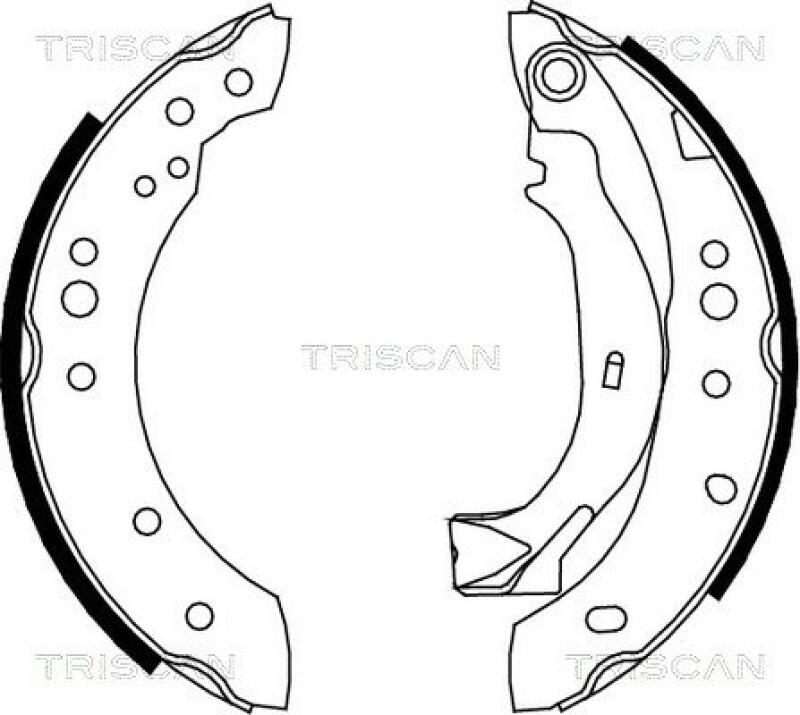 TRISCAN Bremsbackensatz 8100 38001