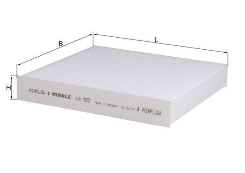 MAHLE ORIGINAL Filter, interior air