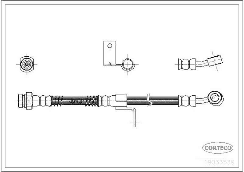 CORTECO Brake Hose