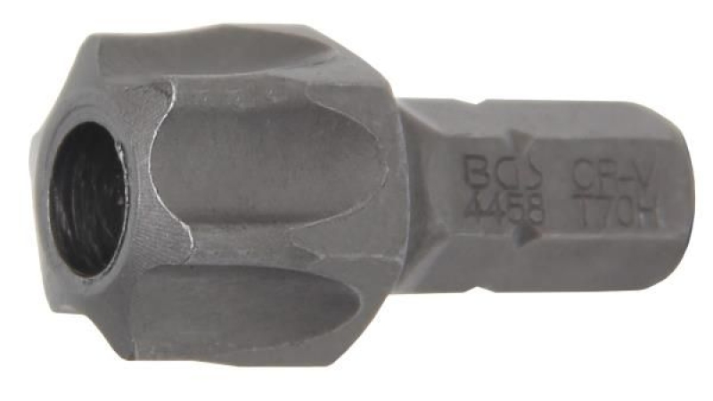 Bit | Antrieb Außensechskant 8 mm (5/16") | T-Profil (für Torx) mit Bohrung T70