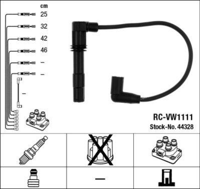 NGK Ignition Cable Kit